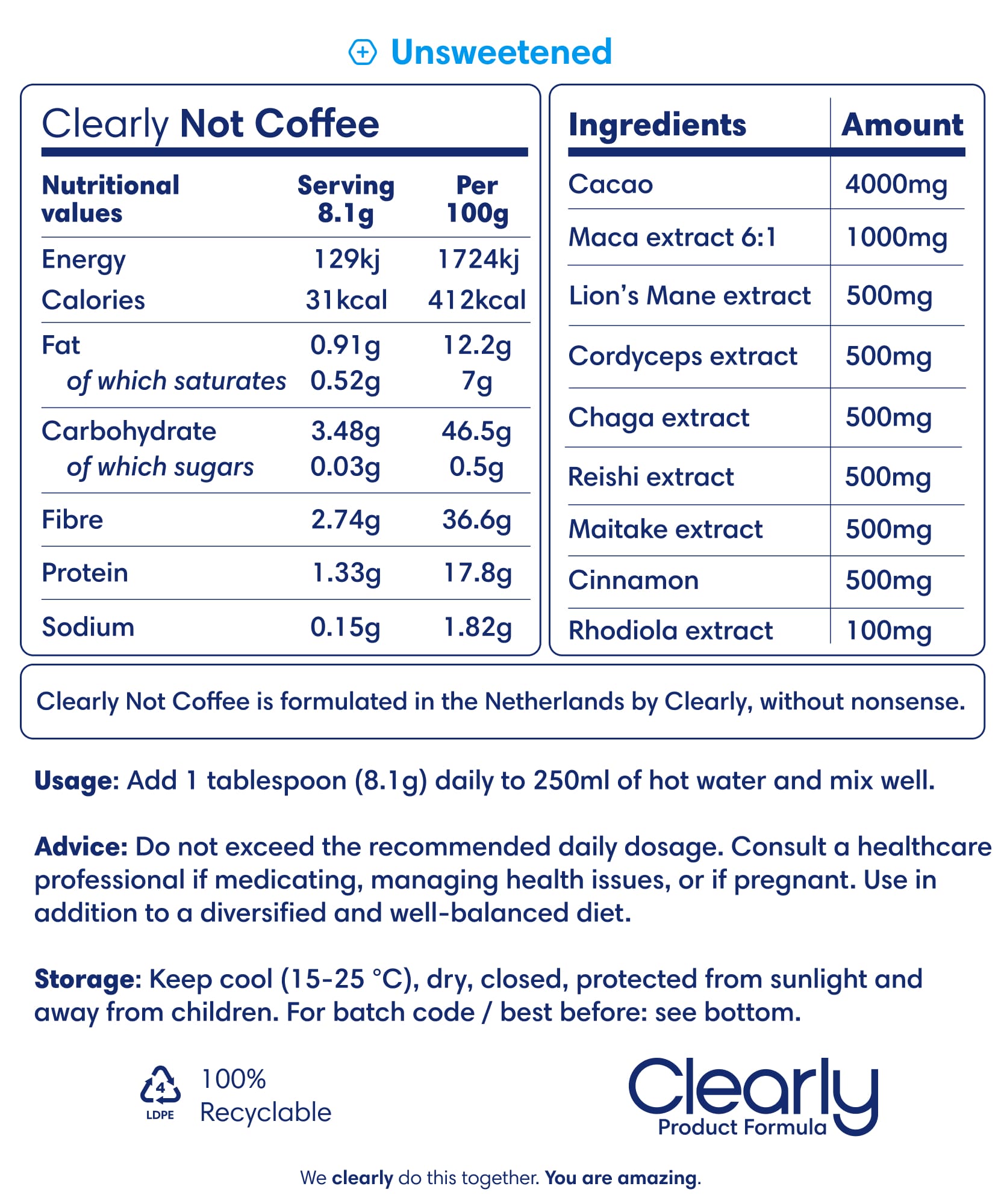  Clearly - Not Coffee