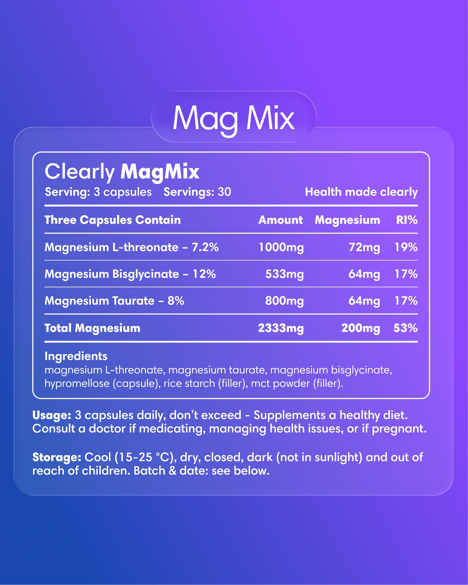 Magnesium Mix