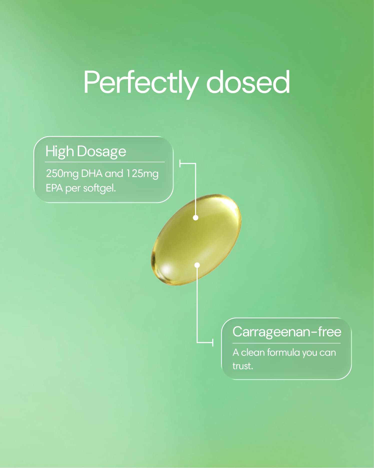 Clearly Omega-3 supplement bottle with softgel capsules, featuring the label and branding visible on the front.